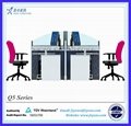 hot sale! frameless glass office partition system