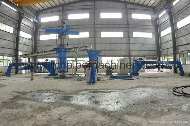 Vertical Vibration Casting pipe machine for 3600mm delivery to Australia