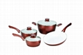 7PC Aluminum Cookware Set with Ceramic