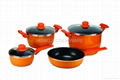 7PC Aluminum Non-Stick Cookware Set 