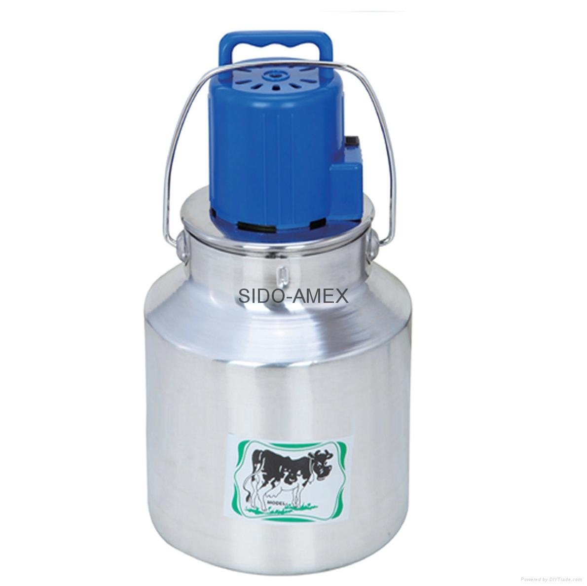 Milk Mixer  Butter Churn  Aluminum Milk Can Plastic Blur motor cover with switch 4