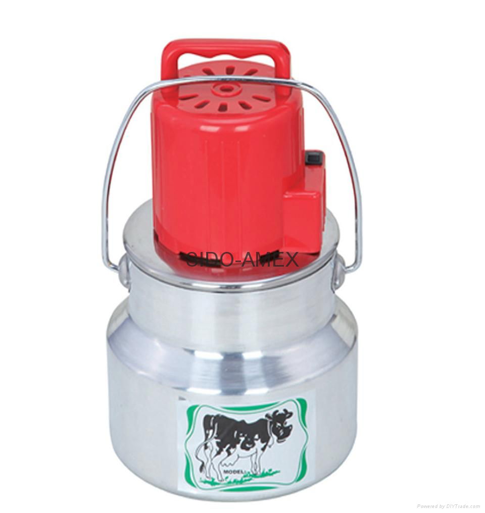 Milk Mixer Butter Churn Aluminum Milk Can Al mixer with plastic motor cover 2