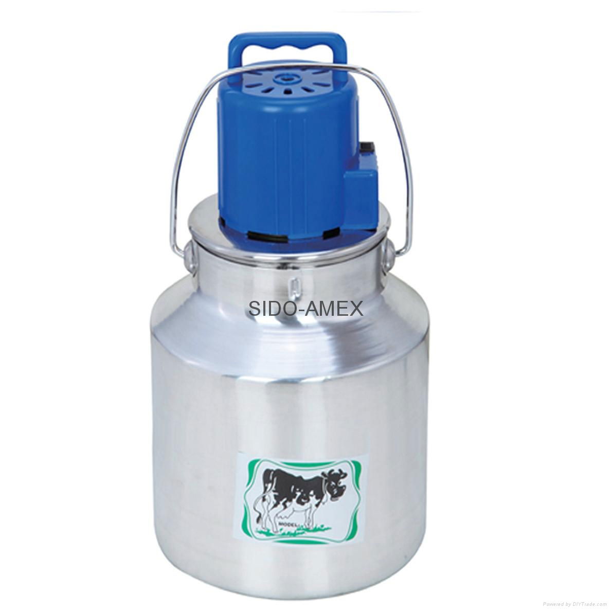 Milk Mixer Butter Churn Aluminum Milk Can Al mixer with plastic motor cover 5