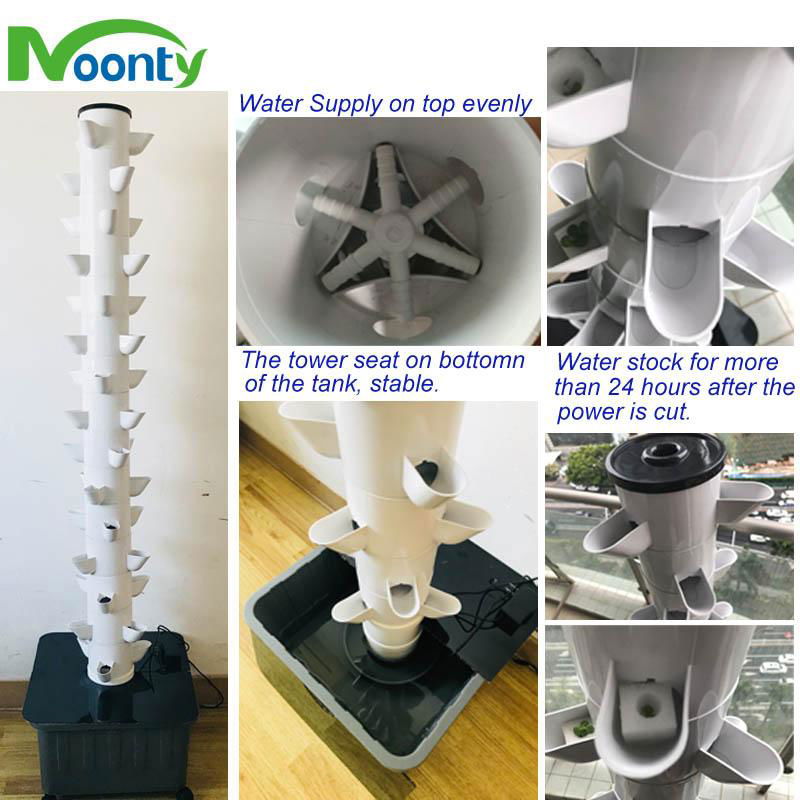 HOT SALE Aeroponics Vertical Hydroponics Growing Tower 3