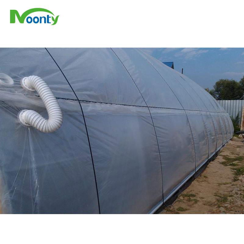 Double layers plastic film inflation for green house 