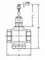 Honeywell V5011P1038 DN50 Thread 2-way Valve 2