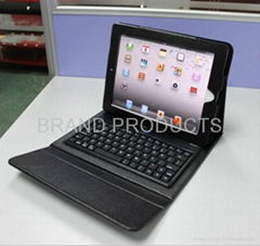 ipad 2/new ipad case cover with bluetooth keyboard