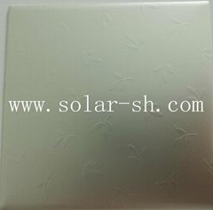 Anodized aluminium with patterns and design