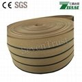Teak color pvc soft decking for outdoor yacht 