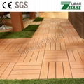 China Manufacturer WPC DIY Decking Tiles  1