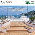 Durable cheap waterproof outdoor PVC teak boat decking 