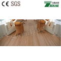 Durable cheap waterproof outdoor PVC teak boat decking  5