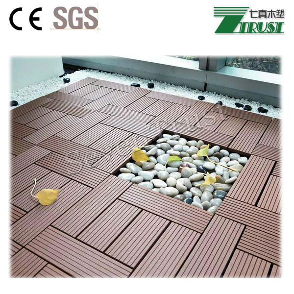 300x300mm wpc DIY floor tile /Outdoor easy install DIY WPC tile/wpc flooring 3