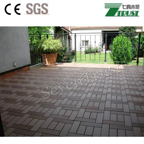 300x300mm wpc DIY floor tile /Outdoor easy install DIY WPC tile/wpc flooring 4