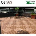 300x300mm wpc DIY floor tile /Outdoor easy install DIY WPC tile/wpc flooring