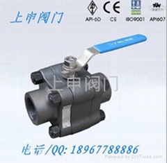 High pressure forged ball valve 