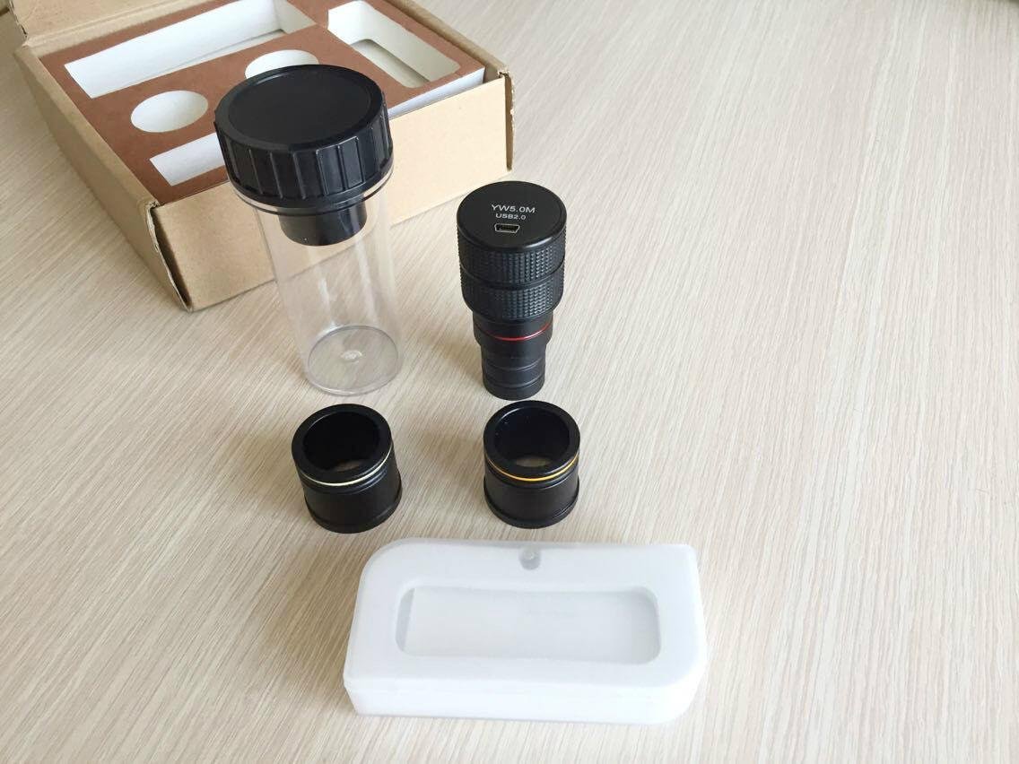 Microscope 5.0MP HD USB Digital Eyepiece Camera Adapter fit 23.2mm 30mm 4