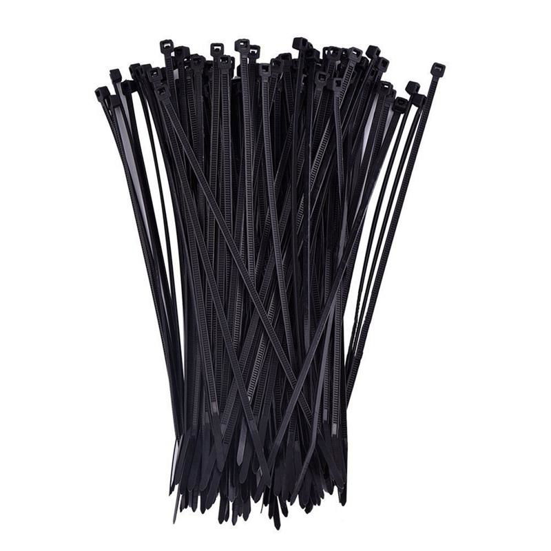  Stainless Steel Metal Cable Ties Tie Zip Wrap  Exhaust Heat Pipe 100pcs 3