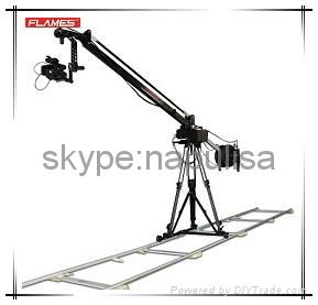 FLAMES 3 meter electric camera crane + track set