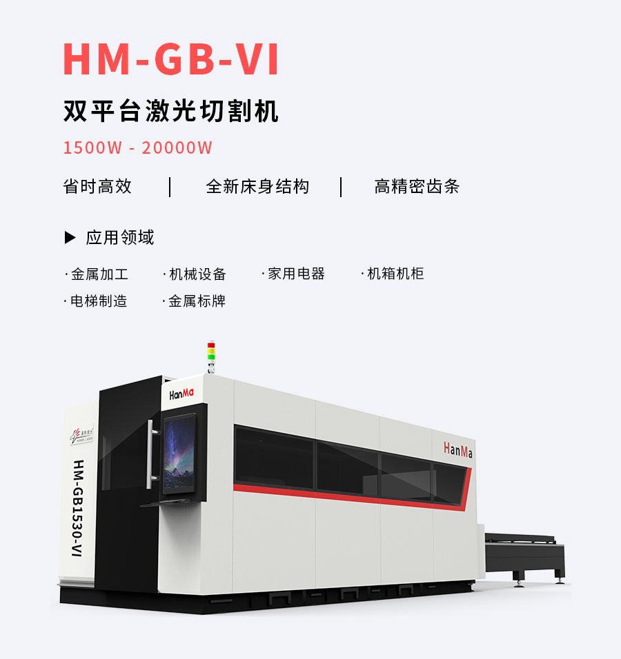 HM-GB1530 大包圍光纖激光切割機