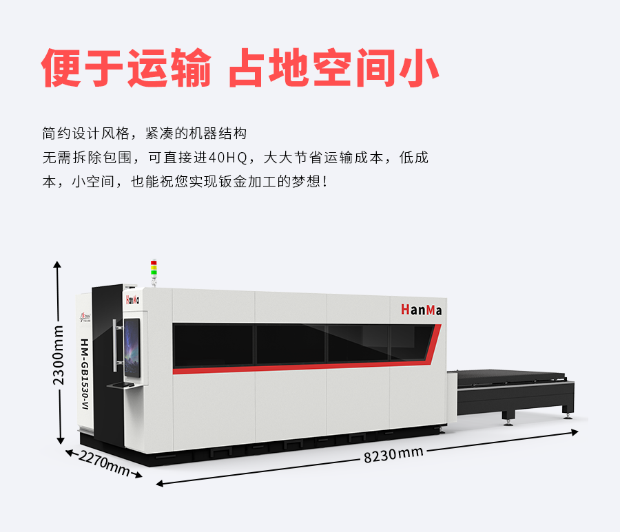  HM-GB1530 大包圍光纖激光切割機 5