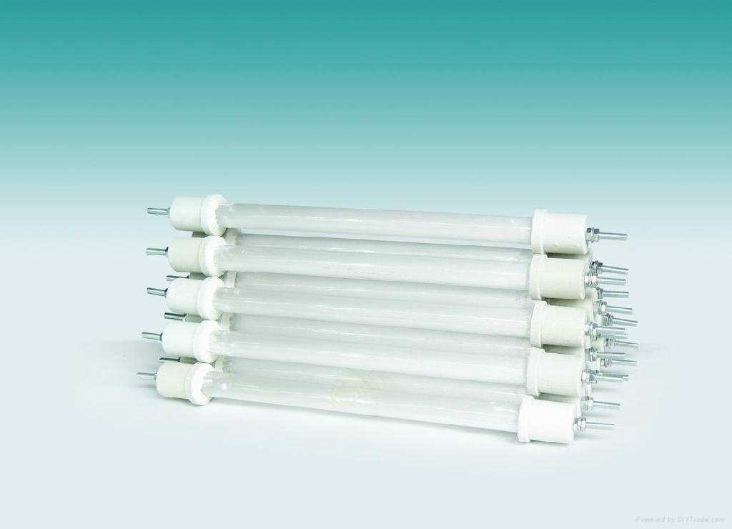far infrared ray quartz tube sterilizer element  tube with fitting and reflector