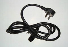 three hole  delta wire ceramic plug power cord