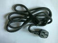 three hole  delta wire ceramic plug power cord