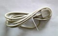 0.75 square power cord   gray - white customized wire