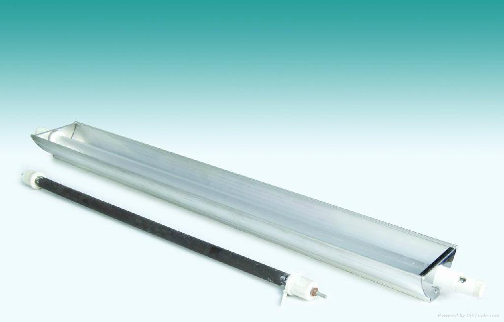 far infrared ray quartz tube sterilizer element  tube with fitting and reflector 4
