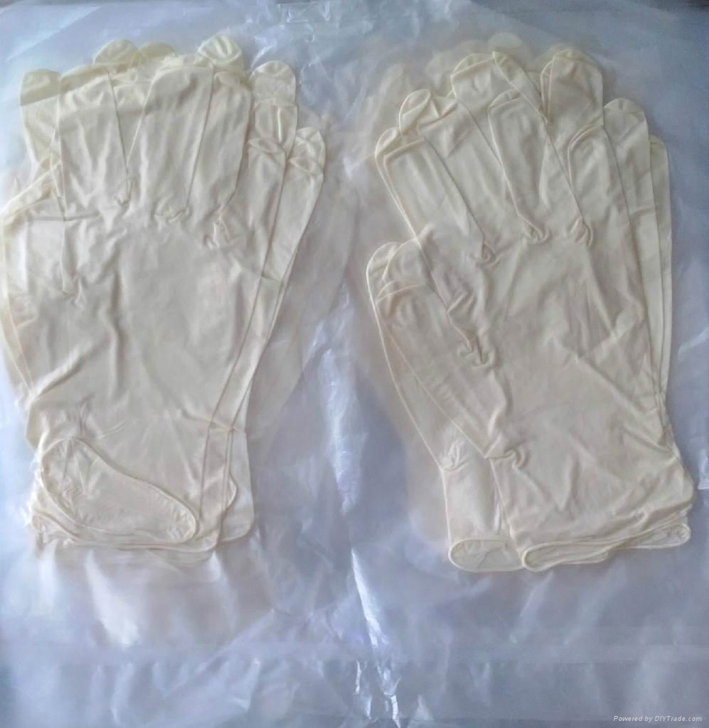 disposable 9 inches without powder anti-static dustless latex gloves 4