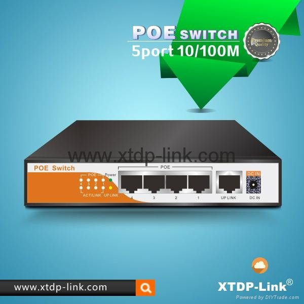 2015 xtdp-link 4 port POE switch