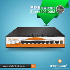 OEM 8 port poe switch with 1 uplink