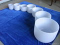 Original Classic Frosted Quartz Crystal Singing Bowls 1