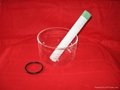 Clear crystal singing bowl 6inch to 10inch wtih good sound