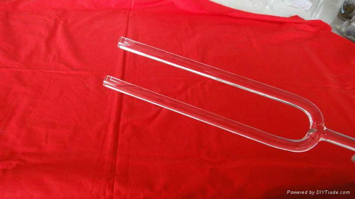 Clear crystal tuning forks one set 2