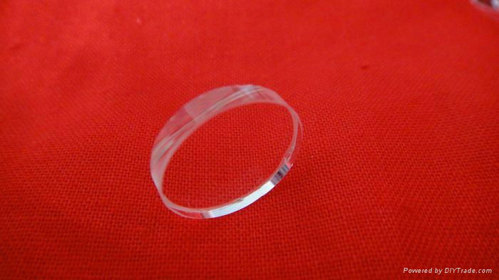 Round small quartz glass plate diameter 16mm