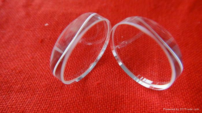 Round small quartz glass plate diameter 16mm 2