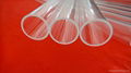 Clear quartz glass tube with smooth edge 1