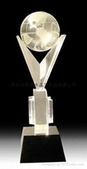 Custom crystal gifts crystal trophy