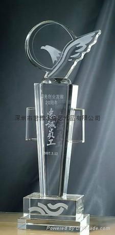 Custom crystal gifts crystal trophy 4