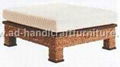 water hyacinth bench stool