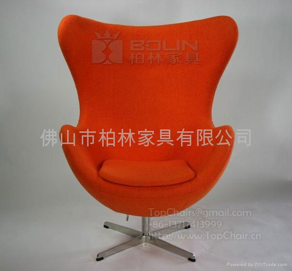 羊毛絨雞蛋椅(Egg Chair)