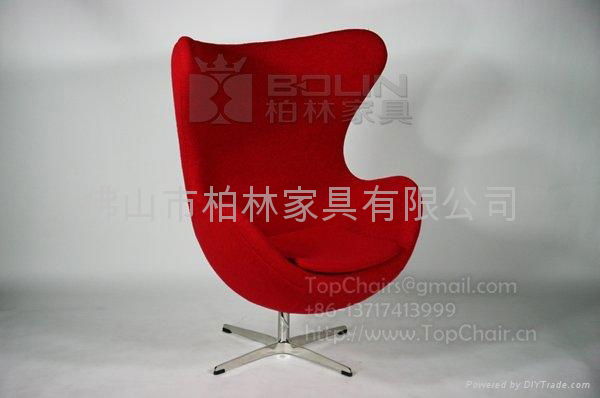 羊毛絨雞蛋椅(Egg Chair) 2