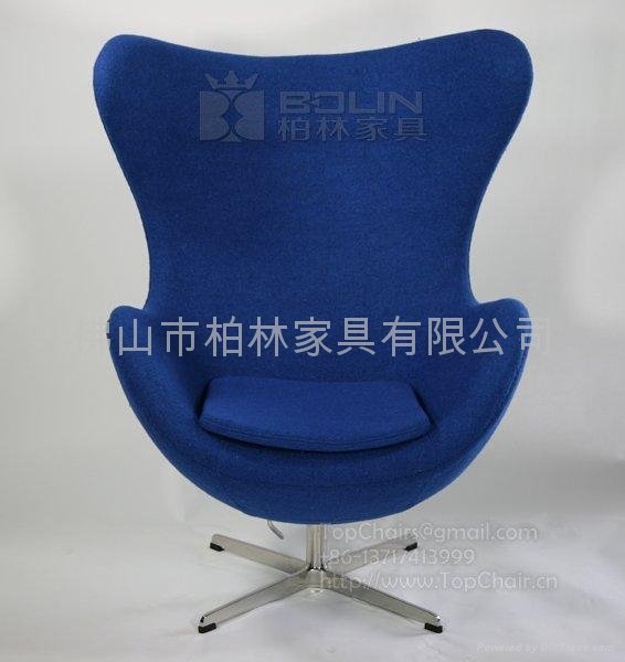 羊毛絨雞蛋椅(Egg Chair) 3