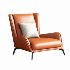 leather boss sofa chair