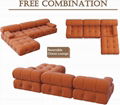 Italian L-Shape Modular Sectional Sofas