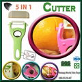 Multifunctional kitchen gadgets cassava peeler with stainless steel  peeler 1