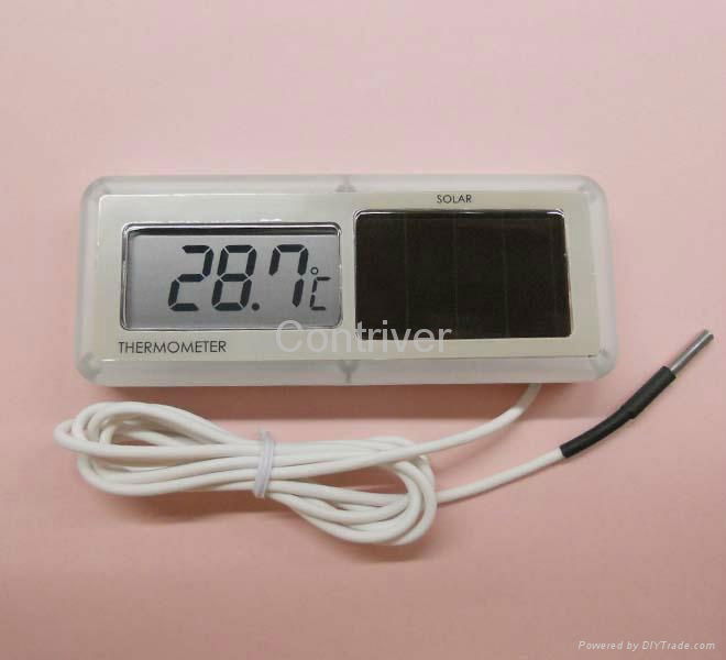 Waterproof and Solar thermometer
