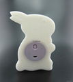 Rabbit night light with thermometer 4